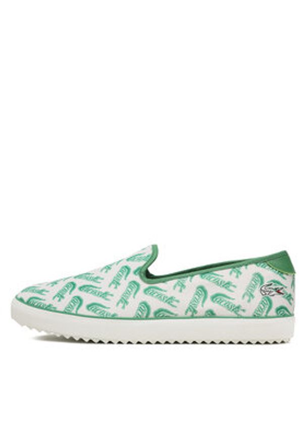 Lacoste Tenisówki Canvas Resort 123 2 Cma 745CMA0038WG1 Biały. Kolor: biały. Materiał: materiał