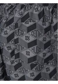Hugo - HUGO Szorty kąpielowe Rik 50533795 Szary Regular Fit. Kolor: szary. Materiał: syntetyk