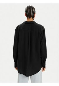 Vero Moda Koszula Linn 10305085 Czarny Relaxed Fit. Kolor: czarny. Materiał: wiskoza, len