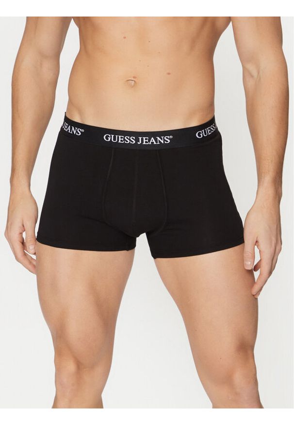 Guess Jeans Bokserki M4BZ44 K6YW1 Czarny. Kolor: czarny. Materiał: bawełna
