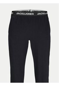 Jack & Jones - Jack&Jones Spodnie piżamowe Everest 12272200 Czarny Regular Fit. Kolor: czarny. Materiał: bawełna