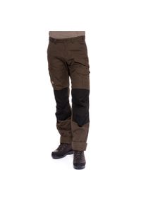 Fjällräven - Spodnie trekkingowe męskie Fjallraven Barents Pro. Kolor: brązowy. Materiał: materiał