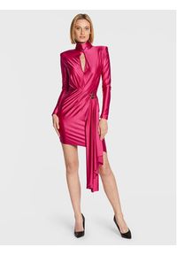 Babylon Sukienka koktajlowa R_EM0797 Różowy Regular Fit. Kolor: różowy. Materiał: syntetyk. Styl: wizytowy #4