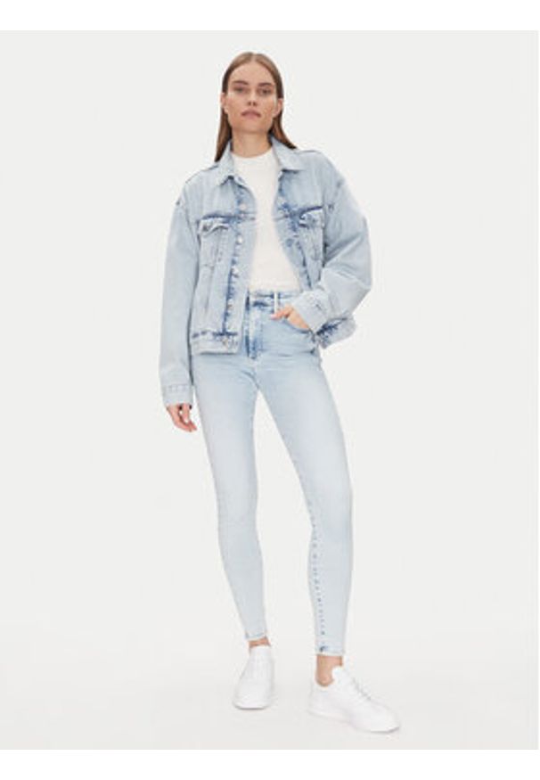 Tommy Jeans Jeansy Sylvia Hgh Skn Bi1213 DW0DW20025 Niebieski Regular Fit. Kolor: niebieski
