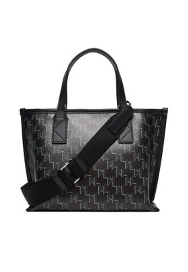 Karl Lagerfeld - KARL LAGERFELD Torebka A1W30184 Czarny. Kolor: czarny. Materiał: skórzane