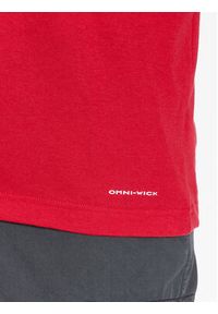 columbia - Columbia T-Shirt Thistletown Hills 1990764 Czerwony Regular Fit. Kolor: czerwony. Materiał: bawełna