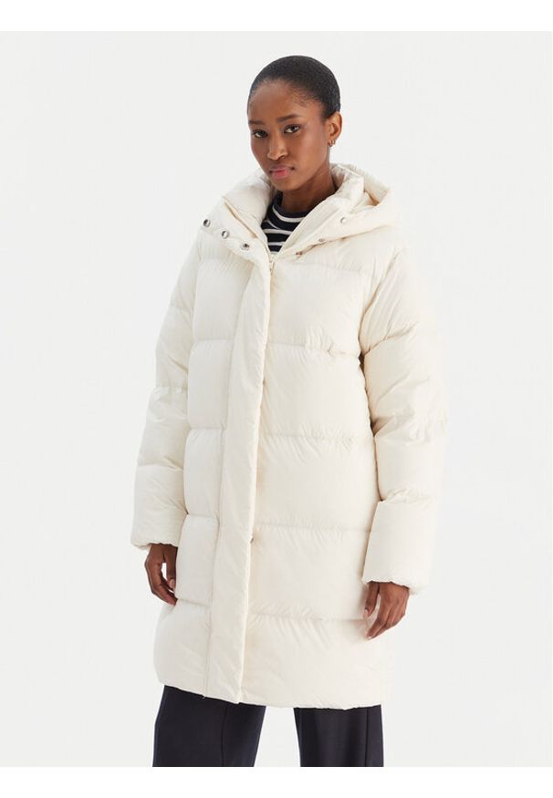 TOMMY HILFIGER - Tommy Hilfiger Kurtka puchowa Modern WW0WW46535 Écru Regular Fit. Materiał: syntetyk