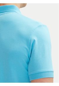 Karl Lagerfeld - KARL LAGERFELD Polo 745088 552235 Turkusowy Regular Fit. Typ kołnierza: polo. Kolor: turkusowy. Materiał: bawełna