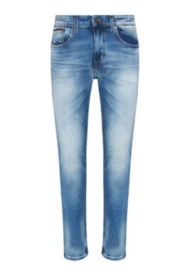 Tommy Jeans Jeansy Austin DM0DM09555 Niebieski Slim Fit. Kolor: niebieski