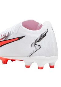 Buty piłkarskie Puma Ultra Match FG/AG M 107347 01 białe białe. Kolor: biały. Szerokość cholewki: normalna. Sport: piłka nożna