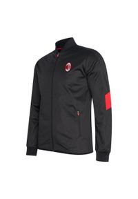 AC MILAN - Dres Sportowy męski AC Milan. Kolor: czarny. Materiał: dresówka
