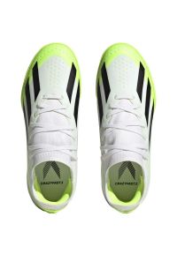 Adidas - Buty piłkarskie adidas X Crazyfast.3 In Jr IE1563 białe białe. Zapięcie: sznurówki. Kolor: biały. Materiał: syntetyk, guma. Sport: piłka nożna #4