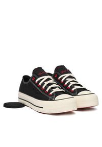 Converse Trampki Chuck Taylor All Star Lift Platform Hearts A19059C Czarny. Kolor: czarny. Materiał: materiał. Obcas: na platformie #5