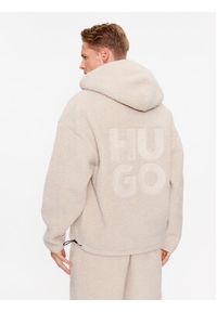 Hugo Bluza Dotato 50496412 Beżowy Oversize. Kolor: beżowy. Materiał: syntetyk #4