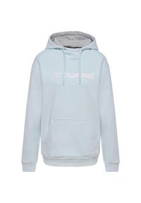 Bluza damska z kapturem Hummel Mover. Typ kołnierza: kaptur. Kolor: niebieski. Sport: turystyka piesza #1