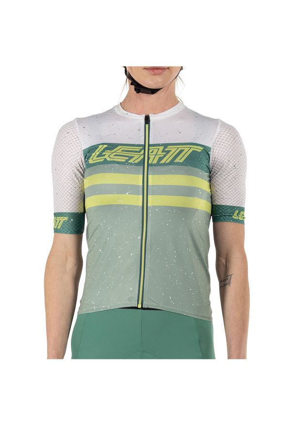 Koszulka rowerowa damska LEATT Jersey MTB Endurance 6.0 Women. Kolor: niebieski, szary, wielokolorowy. Materiał: jersey. Sport: kolarstwo