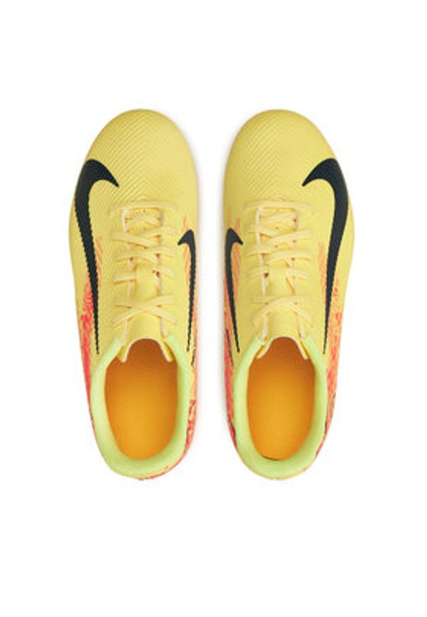 Nike Buty do piłki nożnej Vapor 16 Club Km Fg/Mg FQ8288 Żółty. Kolor: żółty