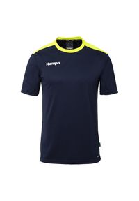 KEMPA - Koszulka Kempa Emotion 27. Kolor: niebieski, żółty, wielokolorowy. Wzór: kolorowy. Sport: piłka nożna