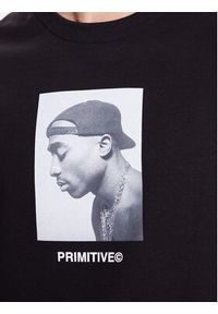 Primitive T-Shirt 2Pac P14380 Czarny Regular Fit. Kolor: czarny. Materiał: bawełna