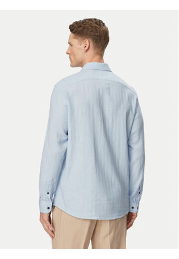 Jack & Jones Koszula Parker 12292161 Niebieski Regular Fit. Kolor: niebieski. Materiał: bawełna