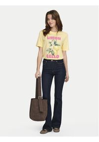 only - ONLY T-Shirt Lucy 15367829 Żółty Regular Fit. Kolor: żółty. Materiał: bawełna #3