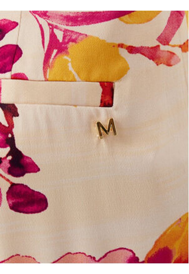 LOLA CASADEMUNT Spodnie materiałowe MS2614027 Kolorowy Wide Leg. Materiał: wiskoza. Wzór: kolorowy
