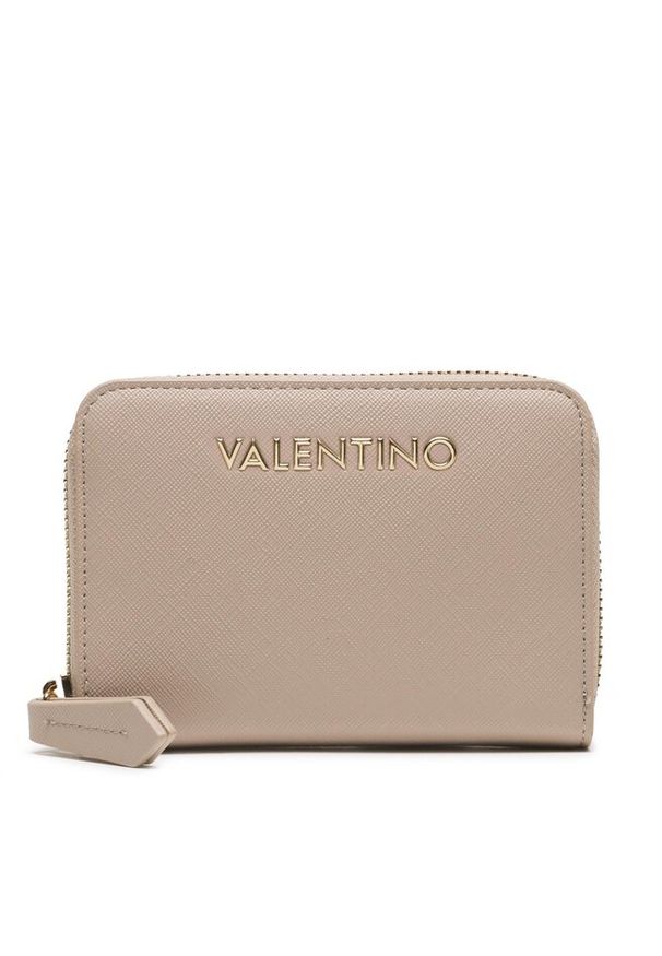 VALENTINO - Portfel Valentino. Kolor: beżowy