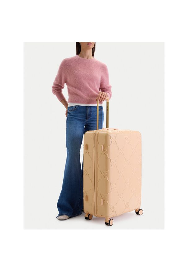 Walizka duża Nine West. Kolor: różowy