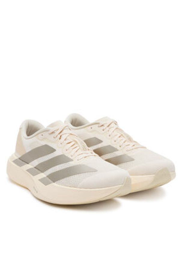 Adidas - adidas Buty do biegania Adizero Evo Sl JR5841 Beżowy. Kolor: beżowy. Materiał: materiał
