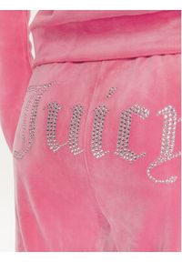 Juicy Couture Spodnie dresowe Tina JCAPW045 Różowy Regular Fit. Kolor: różowy. Materiał: syntetyk #3