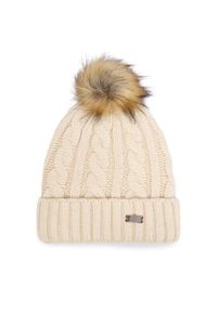 Puccini Czapka CZ2412 Beżowy. Kolor: beżowy. Materiał: materiał #1