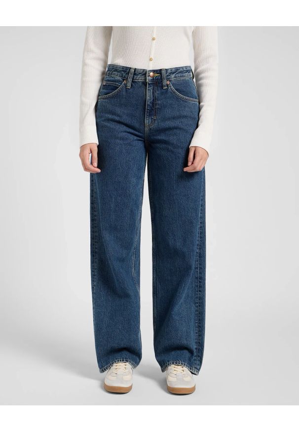 Lee - DAMSKIE SPODNIE LEE RIDER LOOSE SHARP POINT 112370843