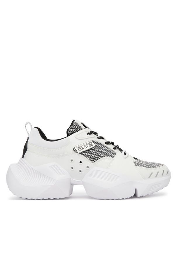 Versace Jeans Couture Sneakersy 80YA3SU4 ZSD89 Biały. Kolor: biały. Materiał: mesh