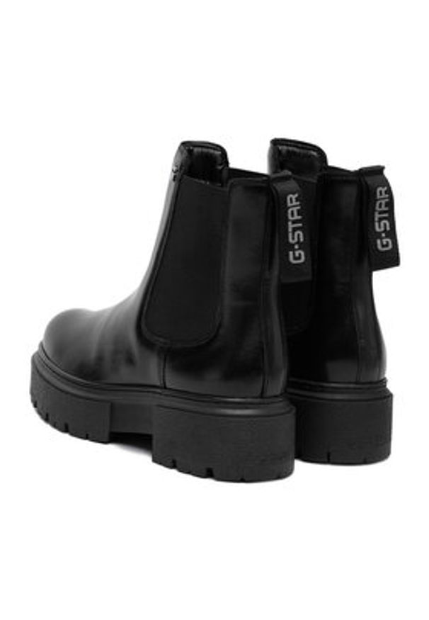 G-Star RAW - G-Star Raw Sztyblety CEO-WB-ADELA-10 Czarny. Kolor: czarny. Materiał: skóra