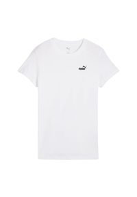 Puma - Damska Koszulka Z Logo ESS No.1 Small. Kolor: biały