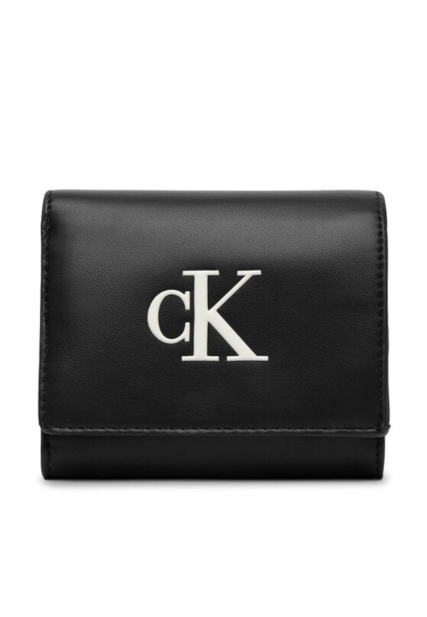 Calvin Klein Portfel LV04F1156G Czarny. Kolor: czarny. Materiał: skóra