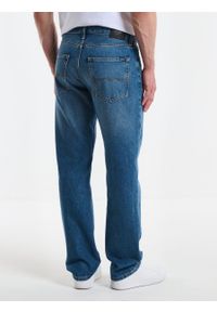 Big-Star - Spodnie jeans męskie Trent 436. Stan: podwyższony. Kolor: niebieski. Styl: klasyczny