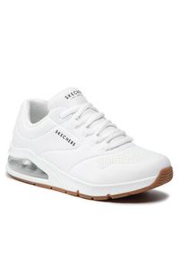 skechers - Skechers Sneakersy Uno 2 155543/WHT Biały. Kolor: biały. Materiał: skóra #5