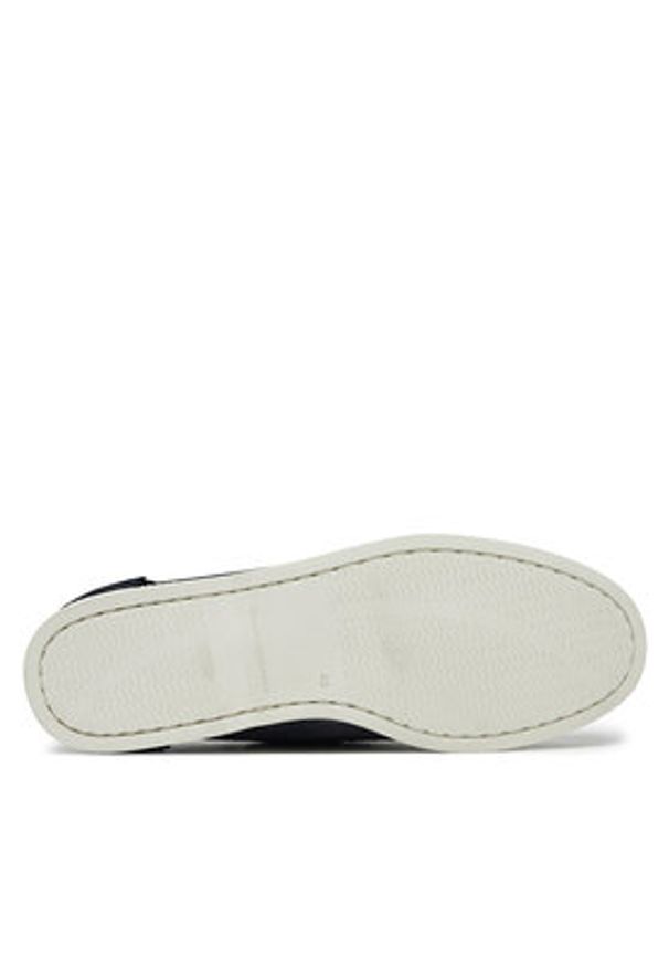 TOMMY HILFIGER - Tommy Hilfiger Półbuty Th Boat Shoe Core Suede FM0FM05387 Granatowy. Kolor: niebieski. Materiał: skóra, zamsz