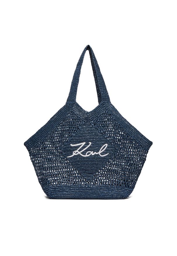 Karl Lagerfeld - Torebka KARL LAGERFELD. Kolor: niebieski