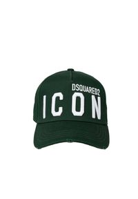 DSQUARED2 - Dsquared2 Bejsbolówka | BCM0673 05C00001 | Mężczyzna | Zielony. Kolor: zielony. Materiał: bawełna