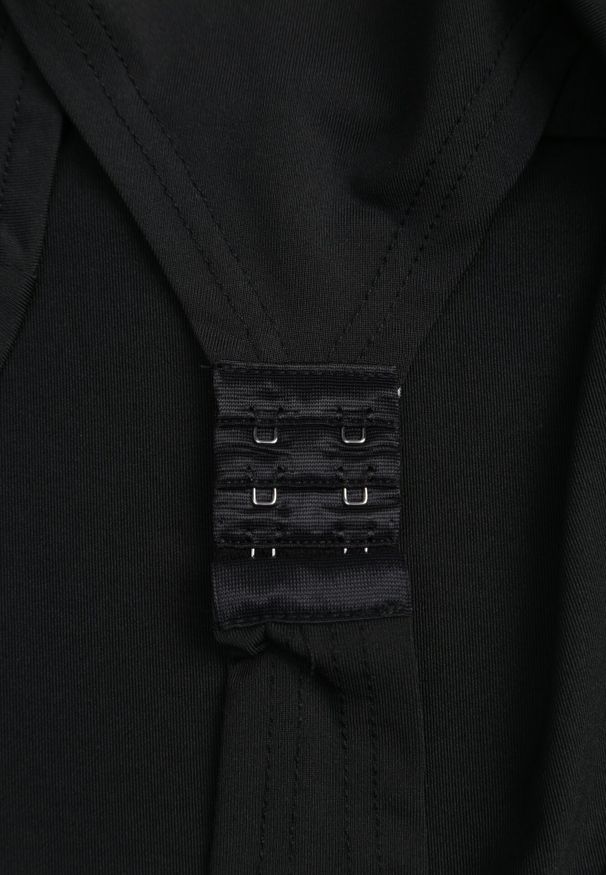 Born2be - Czarne Body z Kwadratowym Dekoltem Phicise. Okazja: na co dzień. Typ kołnierza: dekolt kwadratowy. Kolor: czarny. Materiał: jeans, wiskoza. Styl: wizytowy, casual