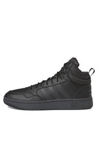 Adidas - adidas Sneakersy Hoops 3.0 GW6421 Czarny. Kolor: czarny. Materiał: materiał #8