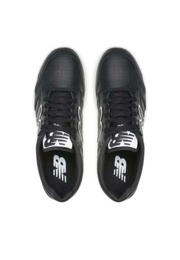 New Balance Sneakersy BB480LBT Czarny. Kolor: czarny. Materiał: skóra