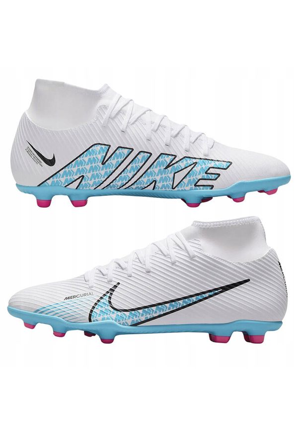 Buty piłkarskie męskie Nike Superfly 9 Club. Kolor: biały. Sport: piłka nożna