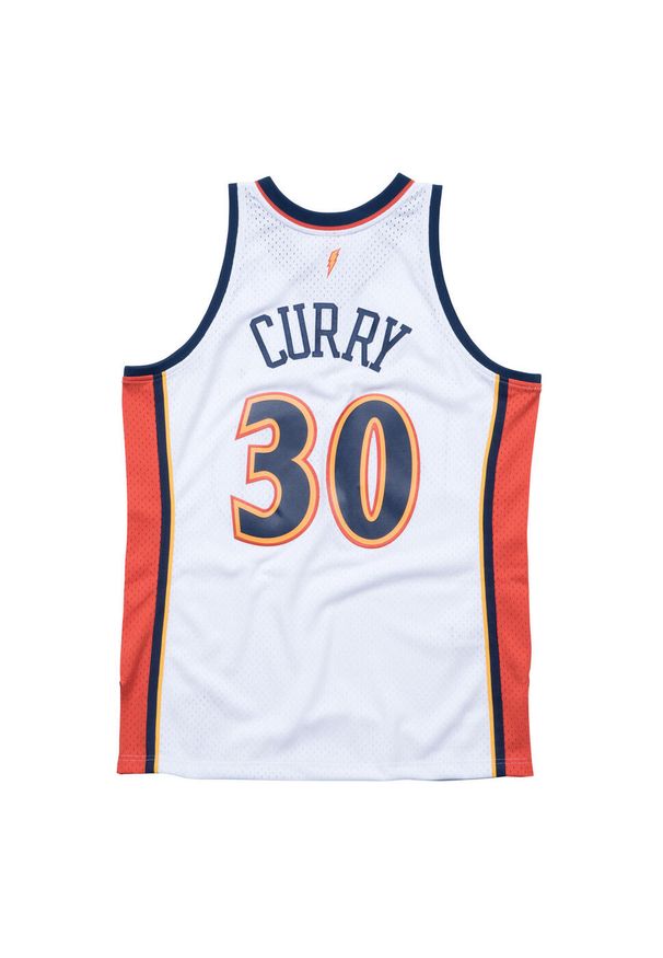 Mitchell & Ness - Koszulka Nba Golden State Warriors Stephen Curry. Kolor: wielokolorowy, biały, pomarańczowy. Sport: koszykówka