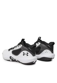 Under Armour Buty do koszykówki Ua Lockdown 6 3025616-101 Biały. Kolor: biały. Materiał: skóra. Sport: koszykówka