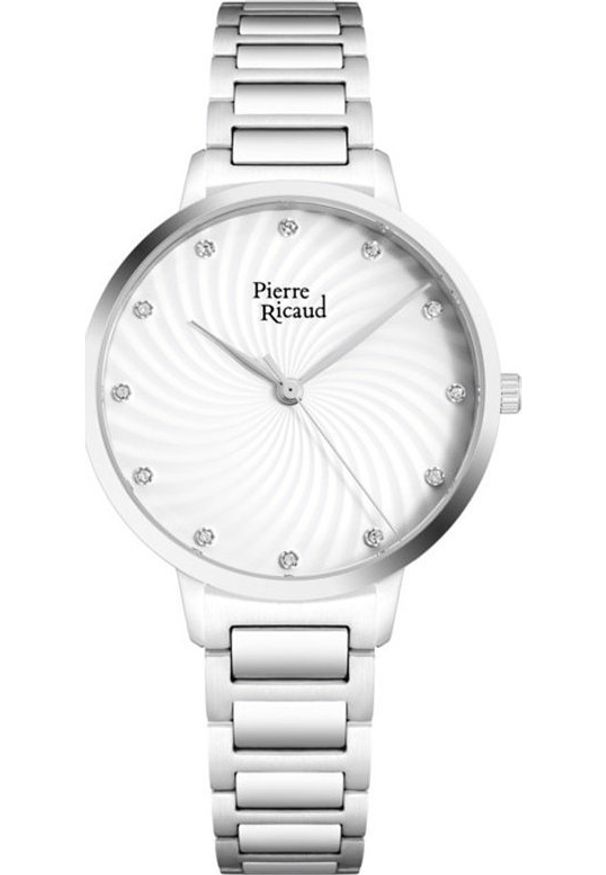 Zegarek Pierre Ricaud Zegarek damski Pierre Ricaud P22071.5143Q CYRKONIE srebrny. Kolor: srebrny