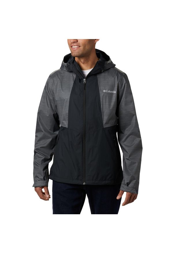 columbia - Kurtka Przeciwdeszczowa Męska Columbia Inner Limits II. Kolor: szary, wielokolorowy. Sport: turystyka piesza