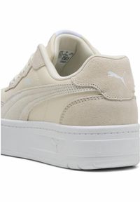 Puma - Damskie sneakersy Court Lally Skye z zamszu PUMA Frosted Ivory White. Kolor: biały. Materiał: zamsz. Sport: tenis